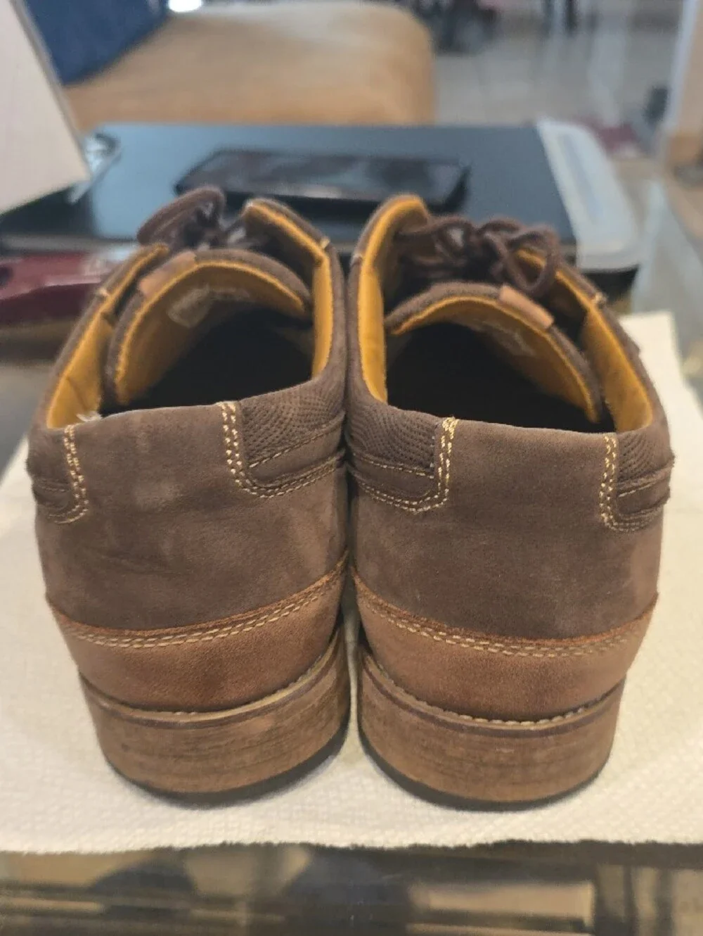 Steve Madden Brown Suede Oxford Shoes